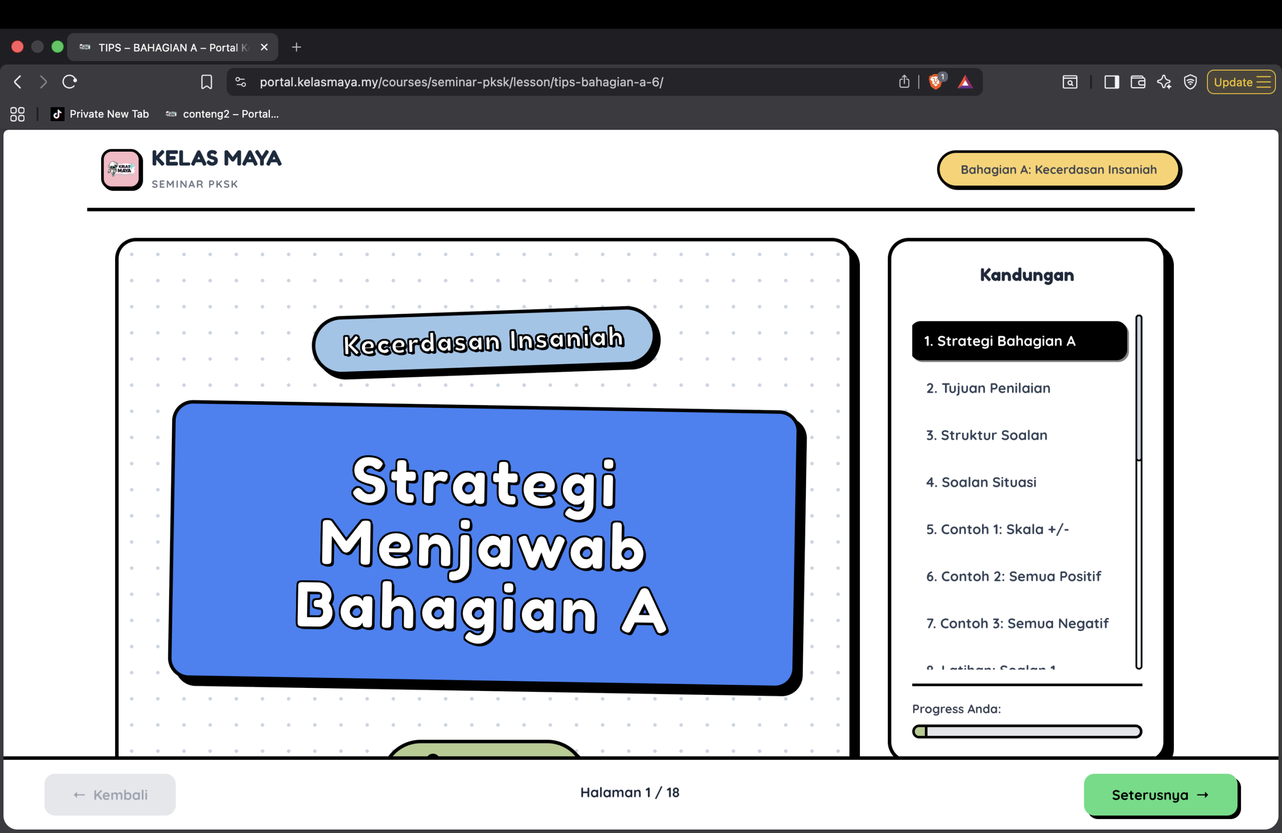 Suasana Seminar PKSK 2