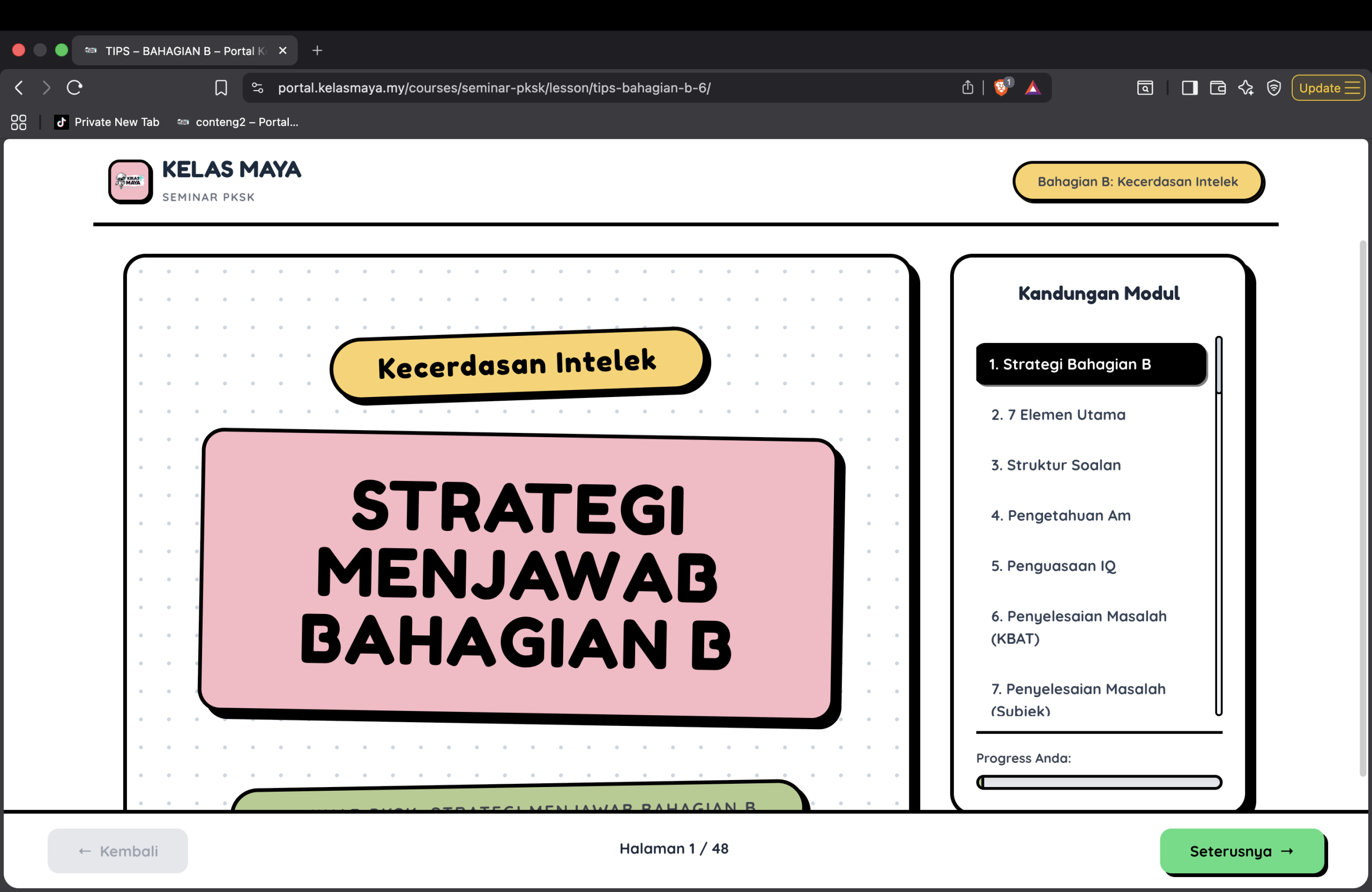 Suasana Seminar PKSK 3